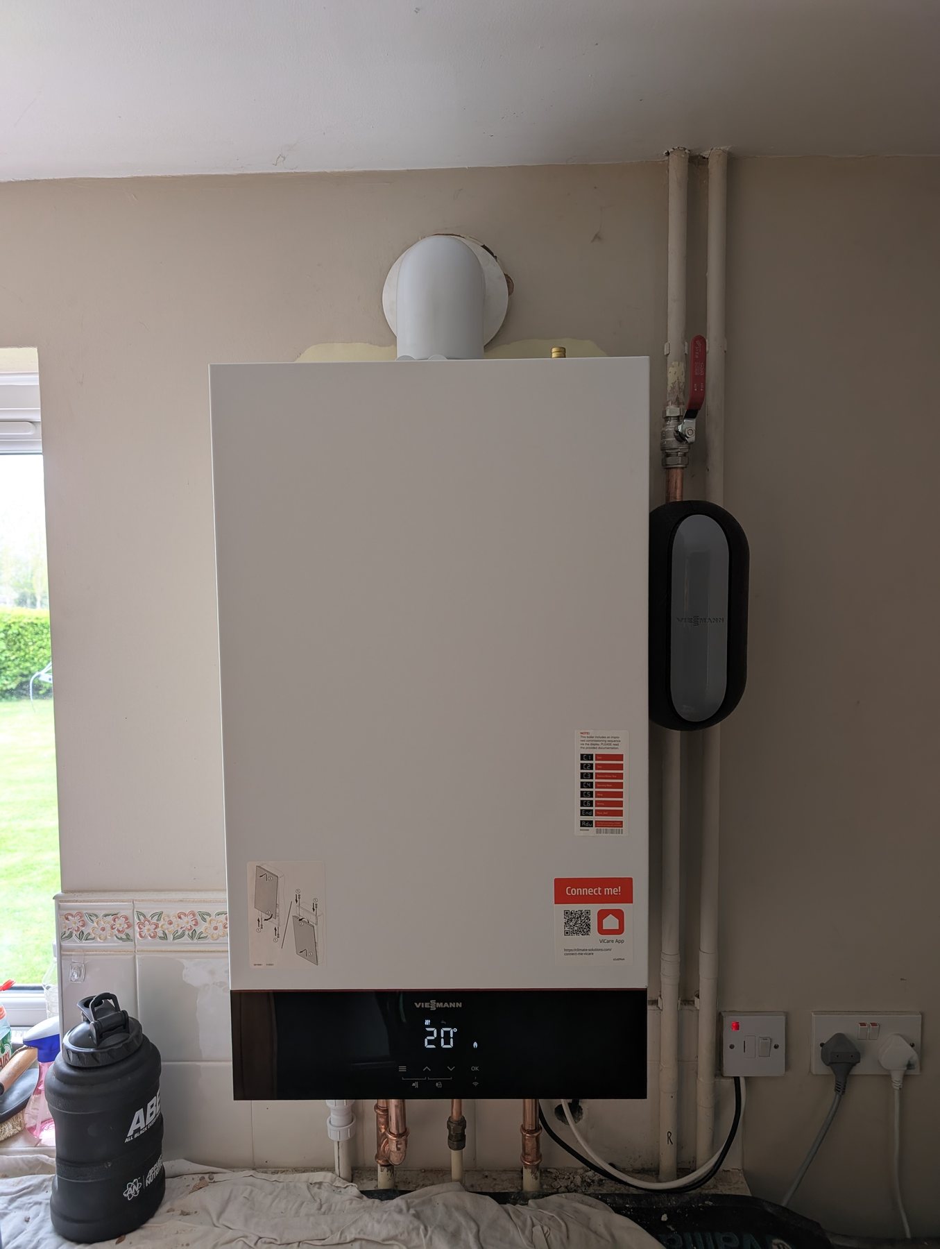 Completed Viessmann boiler installation by J6 Plumbing and Heating