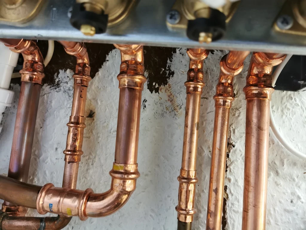 Neat copper pipework completed by J6